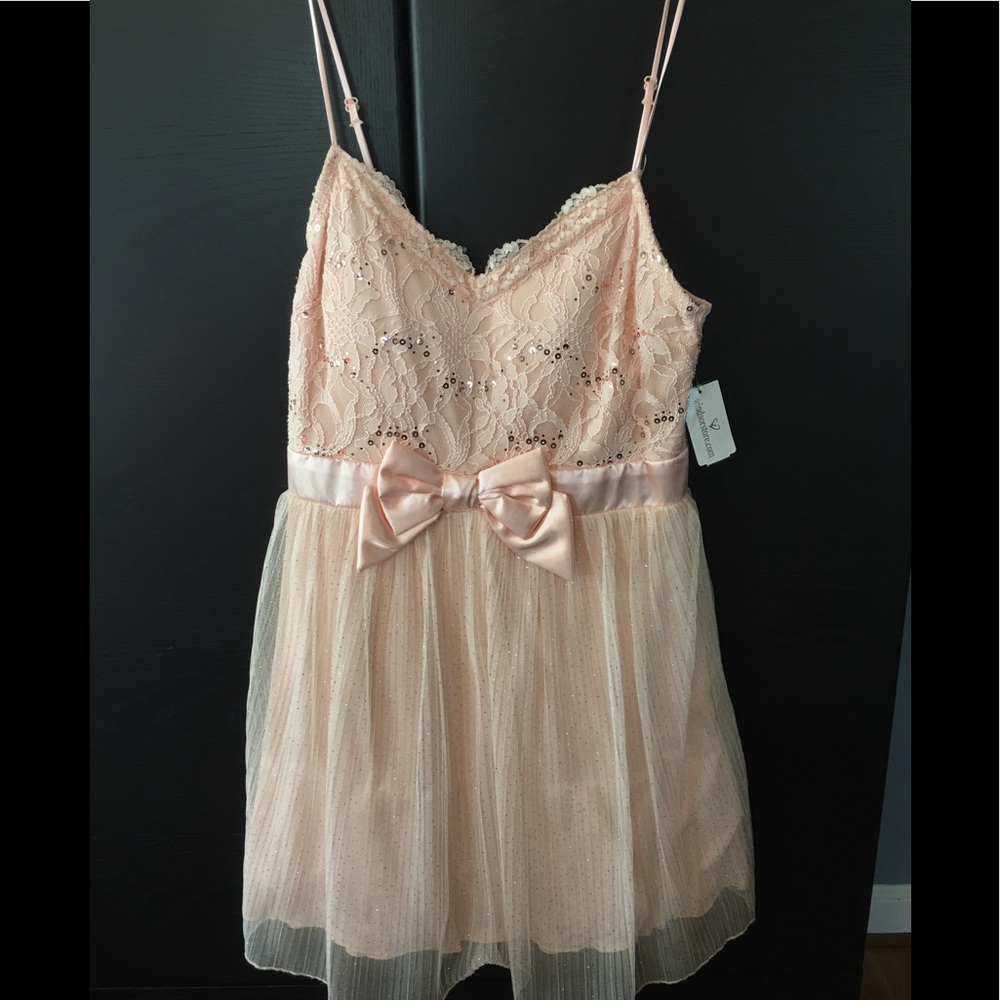 Short Blush Dress